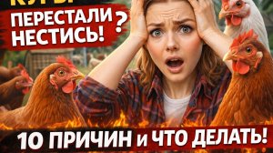 Куры перестали нестись? 🥚 10 реальных причин и что делать, чтобы вернуть яйца 🔥



Куры резко пере