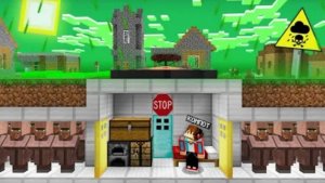 МЫ С ЖИТЕЛЯМИ ПЕРЕЖИЛИ КИСЛОТНЫЙ ДОЖДЬ В МАЙНКРАФТ Компот Minecraft