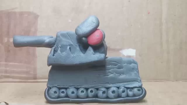 Мы создали Ратте!Ты наш спаситель! - мультики про танки из пластилина.