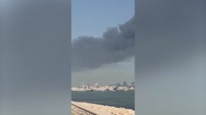 Последствия иранского ракетного удара по базе ВМС США в Бахрейне