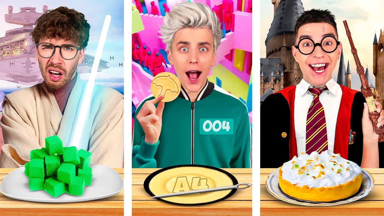 Пробуем ЕДУ из ФИЛЬМОВ ! смотреть онлайн