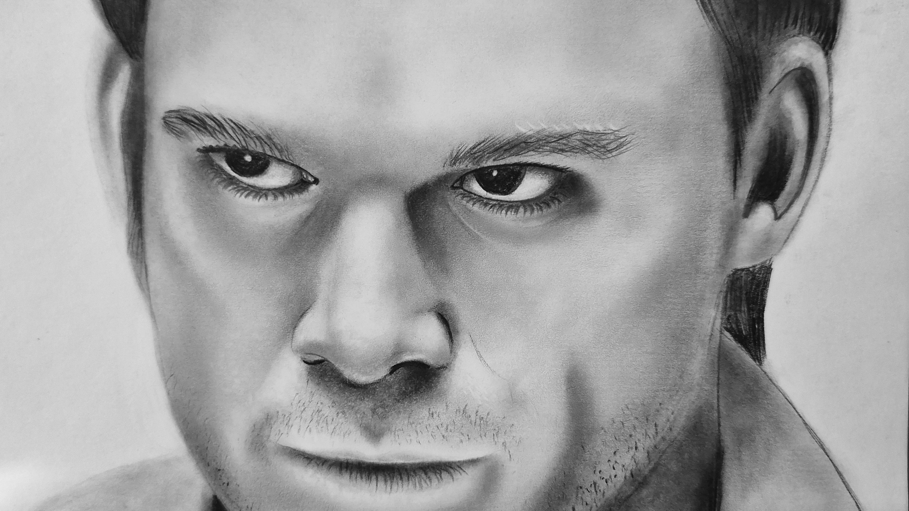 Портрет угольным карандашом ✏️