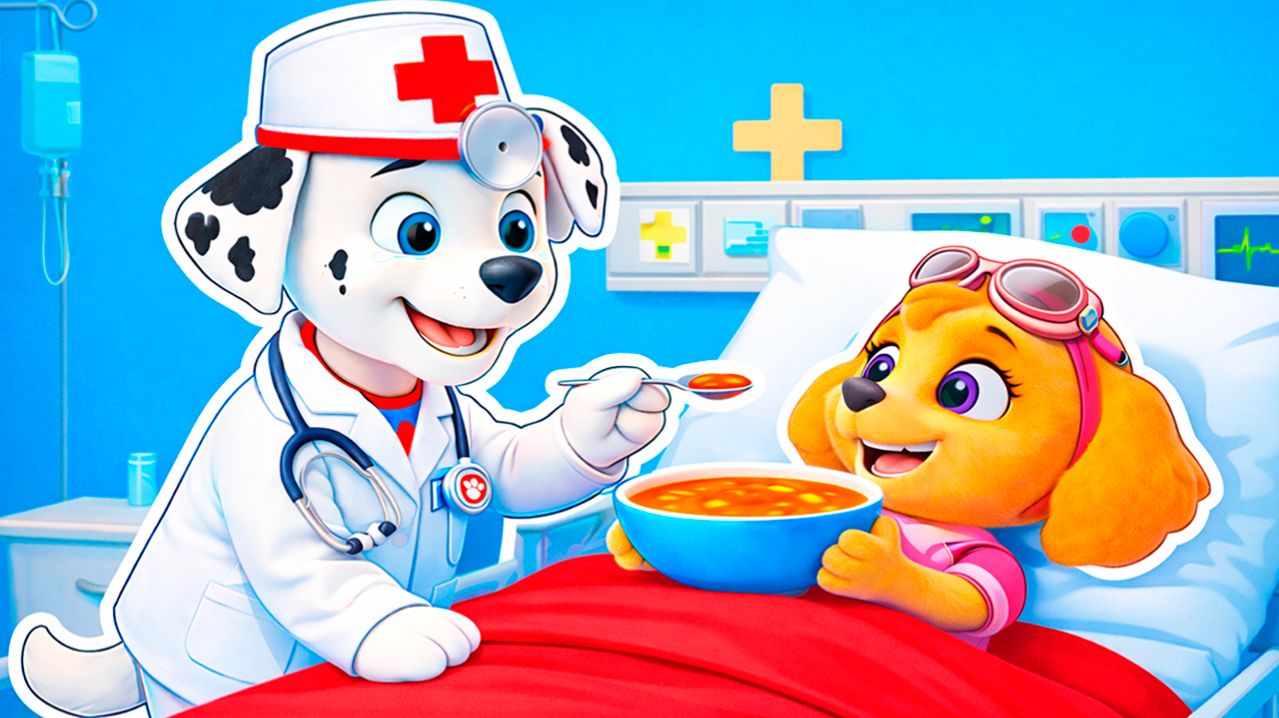 МАРШАЛ ВРАЧ ЛЕЧИТ СКАЙ ЩЕНЯЧИЙ ПАТРУЛЬ в МАЙНКРАФТ