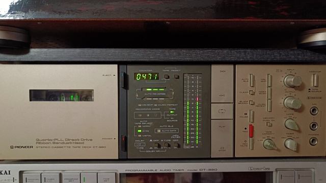 Кассетная дека PIONEER CT-980. Первая проба