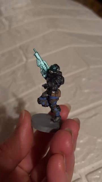 Роспись фигурок киберпанк