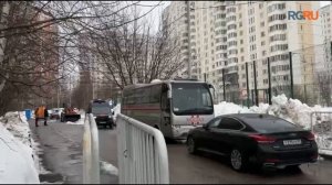 Обстановка на месте взрыва в жилой многоэтажке на юго-западе Москвы