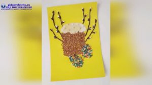 Поделка из натуральных материалов - Кулич к Пасхе