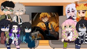 Реакция хашир на  бой Зеницу и Кайгаку  2/3 {клинок рассекающий демонов} от ВИКИ