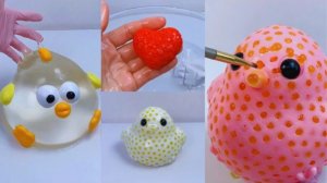 ВЫДАВЛИВАЕМ ШАРИКИ ИЗ ИГРУШЕК! ДЕЛАЕМ СЛАЙМЫ СВОИМИ РУКАМИ И ДАВИМ КАК ПРЫЩИ РАССЛАБЛЕНИЕ! РЕАКЦИЯ