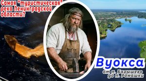 Вуокса часть 3 (Обзор реки в среднем течении от п. Барышово до «Генеральского моста» в п. Ромашки).