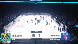Обзор матча Фонбет КХЛ СОЧИ - ТОРПЕДО
