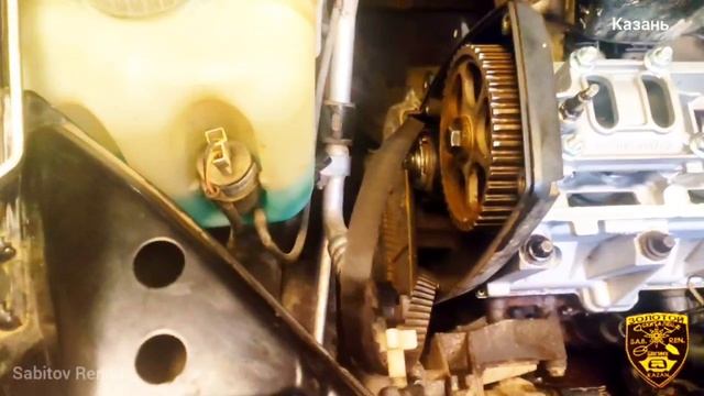 Золотой Скиталец. Установка ГБЦ лада 219010. 8клапанная.11186