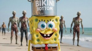 ГУБКА БОБ ПРОТИВ ЗОМБИ! *новая ИИ кринжатина*