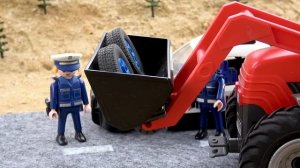 Полицейская машина потеряла колёса. Полицейские машинки игрушки