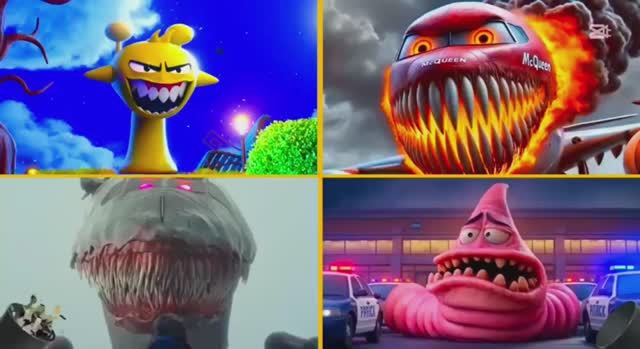 САМОЛЁТ‑МОНСТР МАККУИН 🛩️👹 vs ЗАРАЖЁННОЕ НЕБО ☁️🌪️ vs ПАТРИК EXE смотреть онлайн