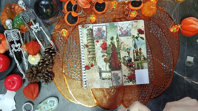 «Путешествие Розы» — живописные воспоминания о путешествии по Европе! Скрапбукинг открытка №37 смотреть онлайн