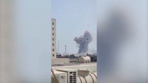 Момент мощного удара Ирана по военной базе США в Бахрейне попал на видео