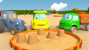 ГРЯЗНУЛЯ🚀🚀🚀 Синий трактор на детской площадке🚀🚀🚀