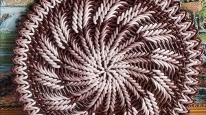 МК Плейсмата корневым плетением Ø 33 см, координаты в описании под видео