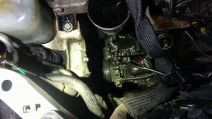 Джип Компас ( Jeep compass) ОМ 651. 2,2 дизель . Течь масла из под теплообменника