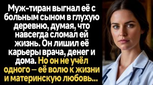 ИСТОРИИ ИЗ ЖИЗНИ/Муж-тиран выгнал её с больным сыном в глухую деревню, думая, что навсегда сломал ей