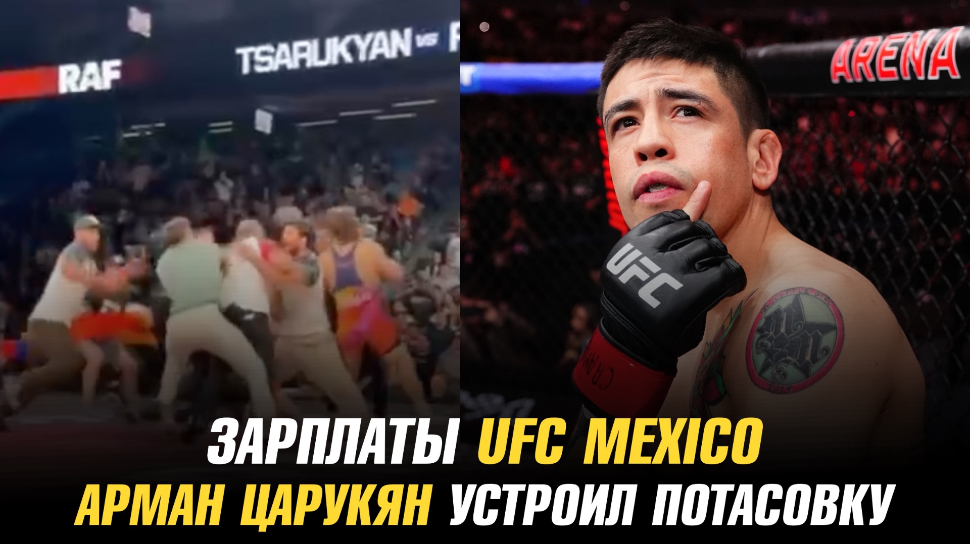 Зарплаты UFC Fight Night 268 / Арман Царукян устроил массовую потасовку смотреть онлайн