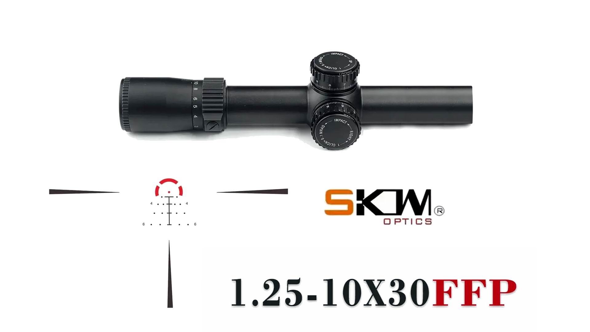 SKW 1.25-10х30 FFP - оптический прицел-загонник / Первое знакомство и первые тесты!