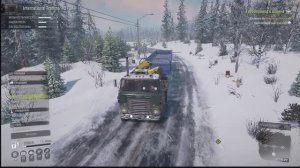SnowRunner.Аляска. Сложный режим,играю без модов. Руль. Logitech Driving Force GT