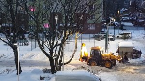 Генеральная уборка двора. Три дня убирали снег СНЕГОУБОРЩИКИ...❄️❄️❄️