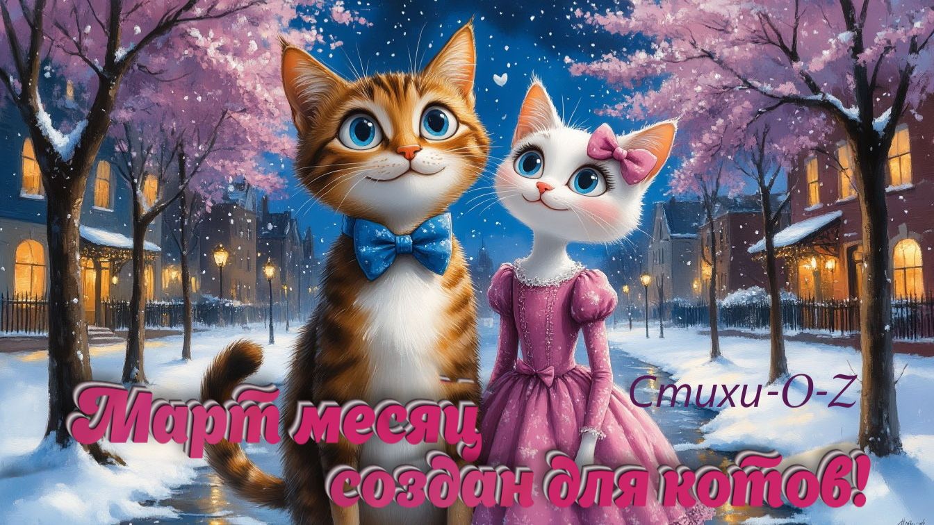 Март месяц создан для котов!