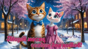 Март месяц создан для котов!