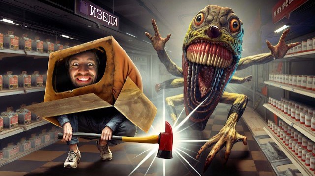 РАСПУГАЛ ВСЮ НЕЧИСТЬ в АДСКОМ Супермаркете в Hellmart смотреть онлайн