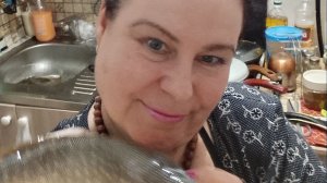 Щука жареная с овощами