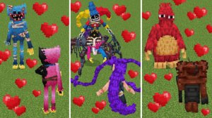 Большая подборка всех обновлений Poppy Playtime в Майнкрафте