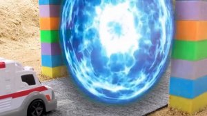 Пожарная машина экскаватор автокран игрушечная машина трансформация играть