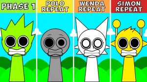 INCREDIBOX SPRUNKI: POLO, WENDA, SIMON 🔁 ПОВТОР ПОСЛЕ ФАЗЫ 1! 🤵♂️💊👨🎤
