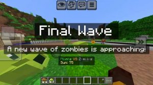 зомби против растений в Майнкрафте