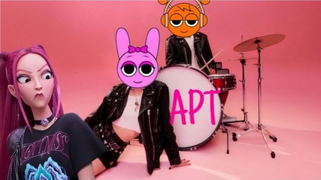 СПРУНКИ АНИМАЦИЯ: ОФИЦИАЛЬНОЕ МУЗЫКАЛЬНОЕ ВИДЕО: ROSÉ & Bruno Mars APT Tiles Hop Sprunki РЕАКЦИЯ смотреть онлайн