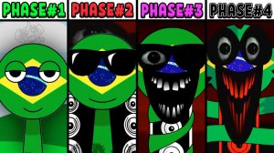 INCREDIBOX SPRUNKI 🇧🇷 ВСЕ ФАЗЫ НОВОГО OC ✨ БРАЗИЛИЯ 🌴 ОТ 1️⃣ ДО 4️⃣ ФАЗЫ 🎉