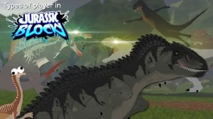 Типы игроков в игре Юрский блок