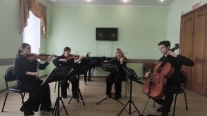 Д.Д.Шостакович струнный квартет №8 до минор части 1,2 Айтмухамбетова, Разуваева,Захарова,Шульков