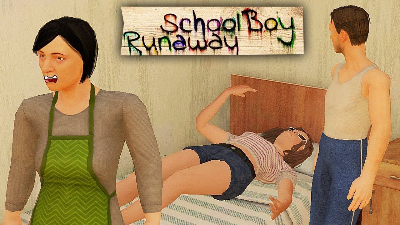 School Boy Runaway прохождение через калитку, не до конца.