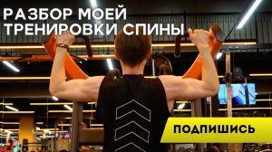 Разбор тренировки спины