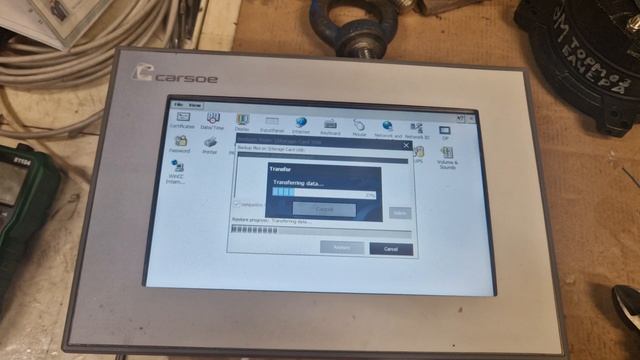 Siemens HMI TP900 Comfort Restore using USB