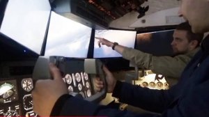 4четверый полёт на авиатренажере ЯК42