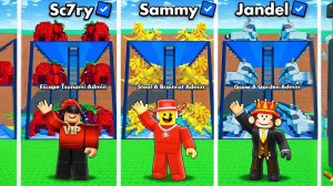 😱ЗАШЁЛ НА АККАУНТЫ РАЗРАБОТЧИКОВ SAMMY, Jandel, Sc7ry в СБЕГИ ОТ ЦУНАМИ и спаси БРЕЙНРОТОВ