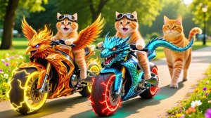 Мама-Кошка Подстригает мех на ферме и Шьет Тигровую Шапочку Для Котят Дома🐾🎩🐯