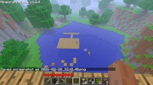 Выживание в майнкрафт Alpha 1.2.4