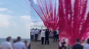 3 веерных ряда - красные