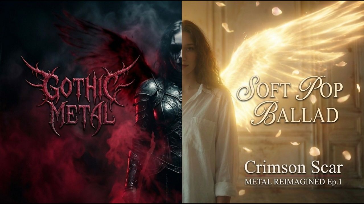 Crimson Scar – From Brutal Gothic Metal to a Heartbreaking Love Song | METAL REIMAGINED 💔🔥